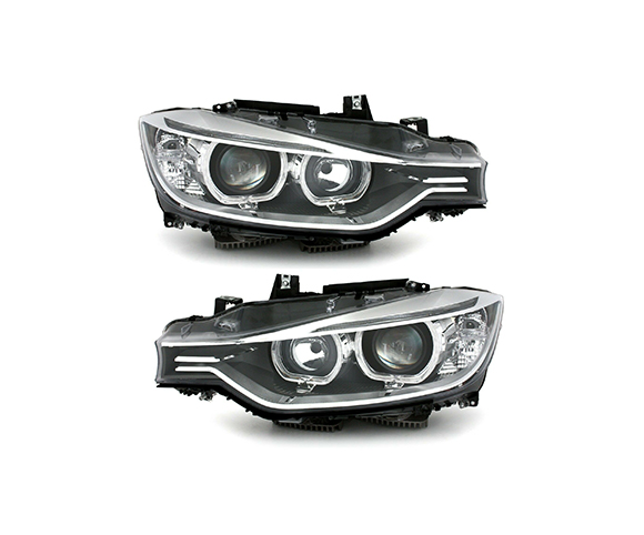 Headlight for BMW 3 series, F30, F31, 2011-2015 front view SCH74