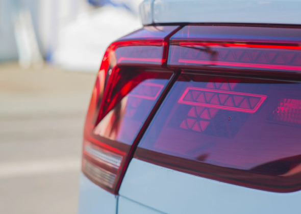 Close up of Tail lights