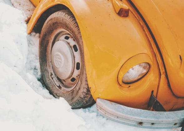 Picture of a car fender
