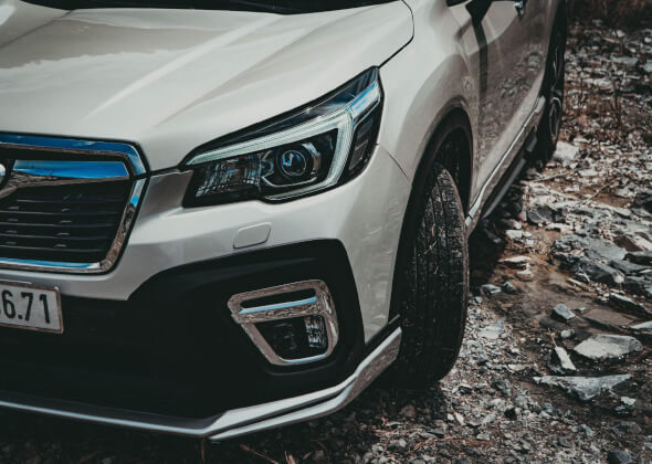 Picture of a car bumper