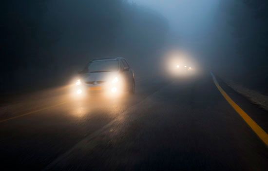 Driving in foggy weather